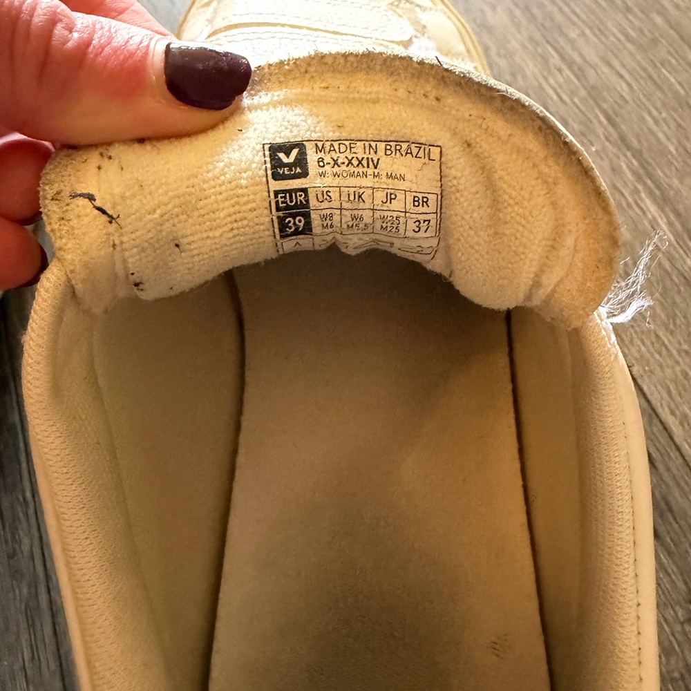 Women’s Veja Recife Logo Velcro Sneakers EU39/US8.5 - Picture 9 of 9